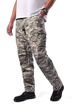 Amazon.com: BACKBONE Mens Fashion Bright Camouflage Cargo